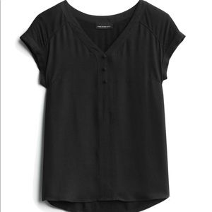 Fortune & Ivy Mixed Media Material blouse